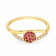 Malabar 22 KT Gold Studded Casual Ring SKYFRDZ044
