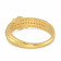 Malabar 22 KT Gold Studded Casual Ring SKYFRDZ045