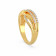 Malabar 22 KT Gold Studded Casual Ring SKYFRDZ079
