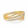 Malabar 22 KT Gold Studded Casual Ring SKYFRDZ079