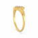 Malabar 22 KT Gold Studded Casual Ring SKYFRDZ083