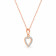 Malabar Gold Thin Heart Necklace