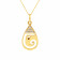 Malabar Gold Two Tone Omm Pendant