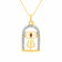 Malabar Gold Shivling Trishul Two-in-One Rakhi and Pendant