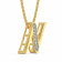 Malabar Gold Alphabet N Two-in-One Rakhi and Pendant