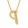 Malabar Gold Alphabet P Two-in-One Rakhi and Pendant