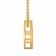Malabar Gold Alphabet Q Two-in-One Rakhi and Pendant
