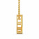 Malabar Gold Alphabet X Two-in-One Rakhi and Pendant