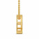 Malabar Gold Alphabet Y Two-in-One Rakhi and Pendant