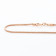 Malabar 18 KT Rose Gold Studded Semi Long Necklace SSCH097