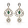 Mughal Dynasty Era Uncut Diamond Gold Earring STERBVA002