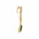 Era Uncut Diamond Studded Semi Long Gold Necklace Set NSNEERHDOSSUA021