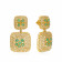 Era Uncut Diamond Studded Close to Neck Gold Necklace Set NSNEERJNRUSUY025