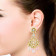 Era Uncut Diamond Studded Close to Neck Gold Necklace Set NSNEERPHRUCKY001