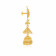 Malabar 22 KT Gold Studded Jhumki Earring STGECSRURGT104