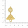 Malabar 22 KT Gold Studded Jhumki Earring STGEDZRUJUT028