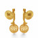Malabar 18 KT Rose Gold Studded Drops Earring STGEDZRURGU291