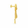 Malabar 22 KT Gold Studded Chandbali Earring STGEDZRURGU541