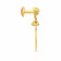 Malabar 22 KT Gold Studded Dangle Earring STGENORURGT318