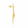 Malabar 22 KT Gold Studded Dangle Earring STGENORURGT323