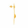 Malabar 22 KT Gold Studded Dangle Earring STGENORURGT325