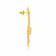 Malabar 22 KT Gold Studded Dangle Earring STGENORURGT329