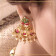 2020 Edition The Statement Bride Gemstone Earring STPRGNNKHIA001