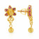 Precia Gemstone Studded Close to Neck Gold Necklace Set NSNEPRHDOSSPA012
