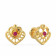 Precia Gemstone Studded Studs Gold Earring STPRHDPRRGA040