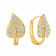 Malabar 22 KT Gold Studded Clip-On Earring STSKYDZE032