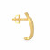 Malabar 22 KT Gold Studded Hoops Earring STSKYDZE042