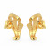 Malabar 22 KT Gold Studded Hoops Earring STSKYDZE042