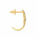 Malabar 22 KT Gold Studded Hoops Earring STSKYDZE046