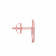Zoul Gold Studs Earring STZLDZRURGY049