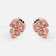 Mine Solitaire Rose Gold Earring Mount UIER25021R