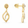 Mine Diamond Studded Drops Gold Earring UIER25995