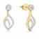Mine Diamond Studded Drops Gold Earring UIER25995
