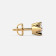 Mine Solitaire Yellow Gold Earring Mount UIER36699DY