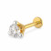 Mine Diamond 18Kt Single Stone Studded Nosepin