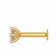 Mine Diamond 18Kt Classic Prong Set Nosepin