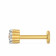 Mine Diamond Six Prong Classic Nosepin