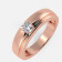 Mine Solitaire Rose Gold Ring Mount UIRG21827R