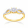 Mine Diamond Studded Casual Gold Ring VKDRR915