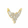 Mine Diamond Studded Tanmaniya Gold Pendant VKDTNTAN00111