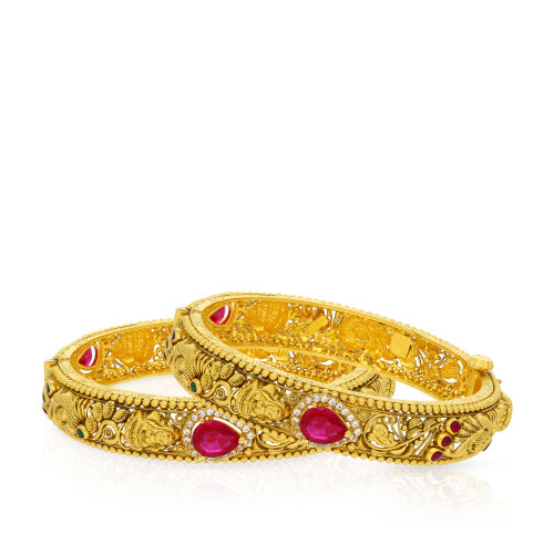 Ethnix Gold Bangle Set BSBG0487383