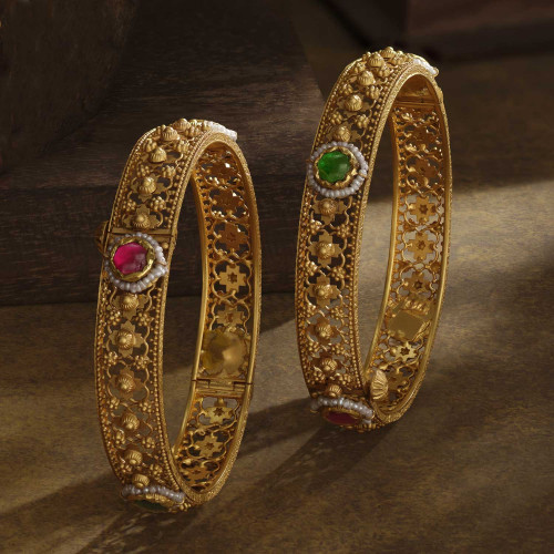 Divine Gold Bangle Set BSDVAKT24BN07
