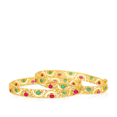 Precia Gemstone Bangle Set BSPRGGEN412BN8