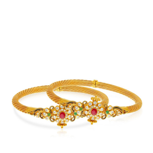 Precia Gemstone Bangle Set BSPRGGEN596BN8