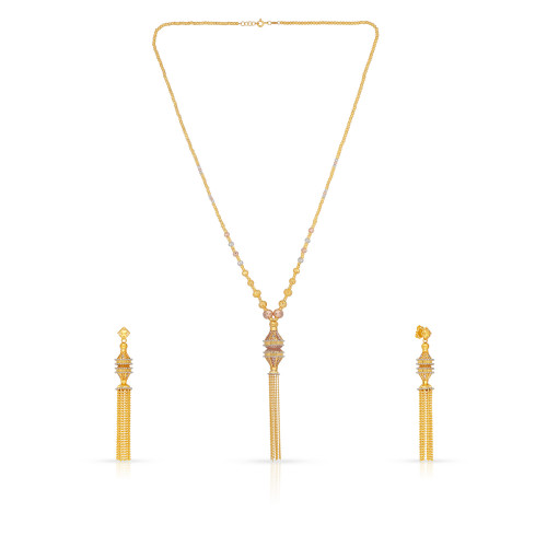Malabar Gold Necklace Set NSNVNKBL6035