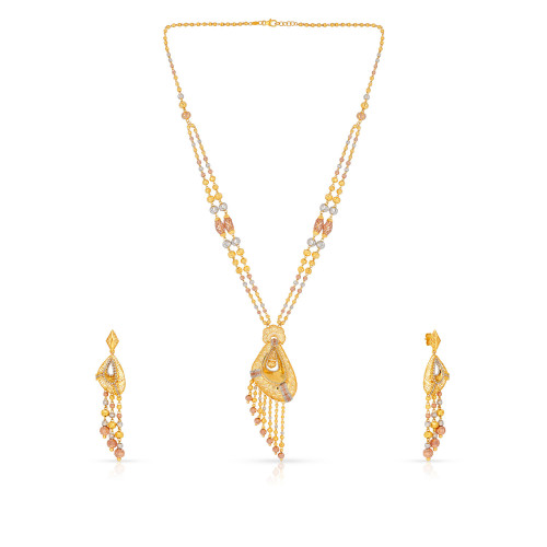 Malabar Gold Necklace Set NSNVNKBL6045
